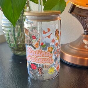 Latina Forever Karol G glass tumbler 16oz